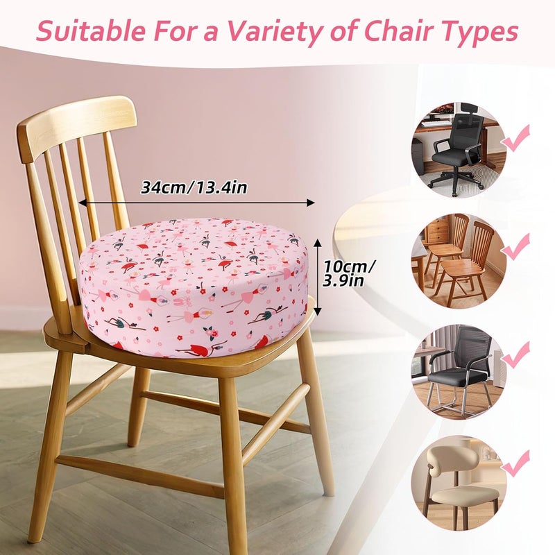 Zicac Portable Seat Cushion Washable with Non-Slip Bottom, Detachable Strong Support Cushion for Toddler Kids Baby Infant (Pink Girl) - Image 4